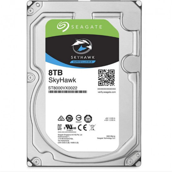 Seagate SkyHawk 8TB 3,5 SATA3 merevlemez Seagate SkyHawk 8TB 3,5 SATA3 merevlemez