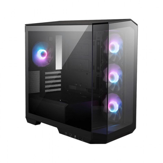 MSI PANO M100R PZ BLACK ARGB (táp nélküli) ablakos mATX ház MSI PANO M100R PZ BLACK ARGB (táp nélküli) ablakos mATX ház
