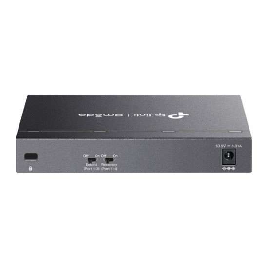 TP-LINK DS106GPP Switch 6x1000Mbps(3xPOE+/1xPOE++) Fémházas (Omada) TP-LINK DS106GPP Switch 6x1000Mbps(3xPOE+/1xPOE++) Fémházas (Omada)