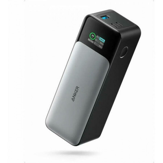 ANKER Powerbank GaNPrime 24000mAh, 140W, USB-C Input/Output, USB-A+USB-C Output, fekete - A1289011 ANKER Powerbank GaNPrime 24000mAh, 140W, USB-C Input/Output, USB-A+USB-C Output, fekete - A1289011