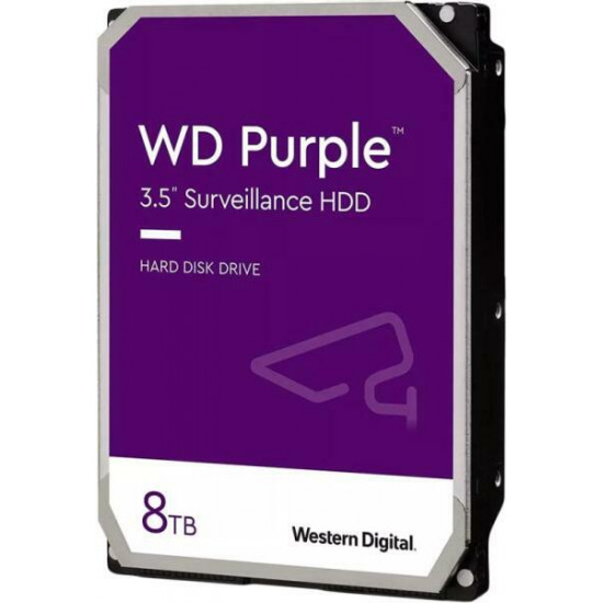 Western Digital Purple 8TB 3,5 SATA3 128MB merevlemez Western Digital Purple 8TB 3,5 SATA3 128MB merevlemez