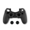 Spartan Gear 2808143 PS4 kontroller szilikon skin fekete + hüvelykujj csúszásgátló