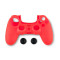 Spartan Gear 2808144 PS4 kontroller szilikon skin piros + hüvelykujj csúszásgátló