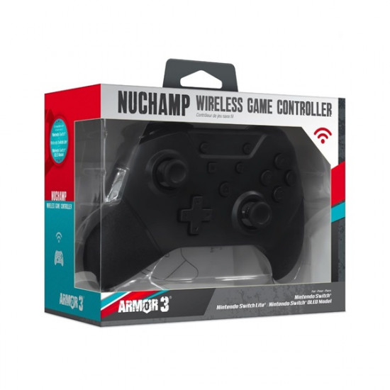 ARMOR3 NUCHAMP Nintendo Switch Kiegészítő Vezeték nélküli kontroller, Fekete ARMOR3 NUCHAMP Nintendo Switch Kiegészítő Vezeték nélküli kontroller, Fekete