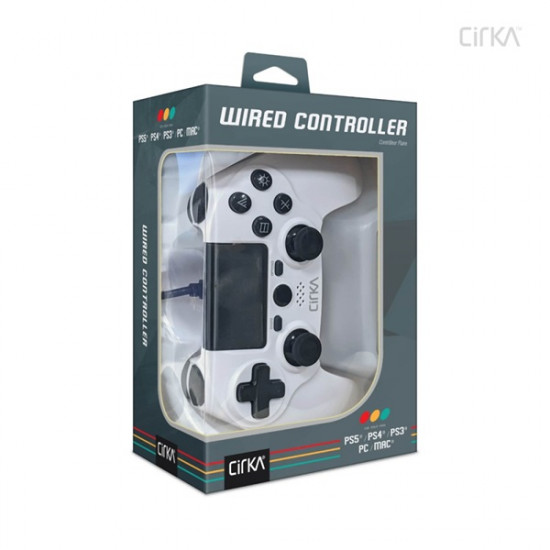 Cirka M07527-WH NuForce PS4/PC/Mac vezetékes fehér kontroller Cirka M07527-WH NuForce PS4/PC/Mac vezetékes fehér kontroller