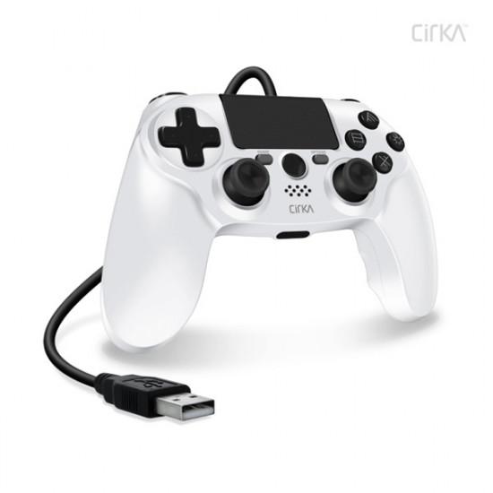 Cirka M07527-WH NuForce PS4/PC/Mac vezetékes fehér kontroller Cirka M07527-WH NuForce PS4/PC/Mac vezetékes fehér kontroller