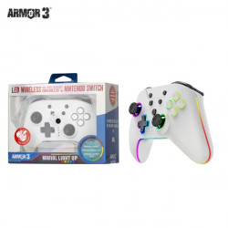 Armor3 M07619-WHHE NuRival Nintendo Switch/OLED vezeték nélküli Hall Effect Stick fehér kontroller (M07619-WHHE)