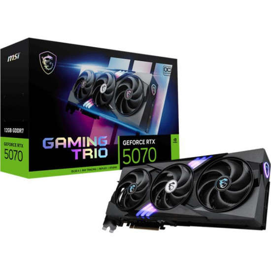 MSI RTX 5070 12GD7 GAMING TRIO OC 12G videokártya MSI RTX 5070 12GD7 GAMING TRIO OC 12G videokártya