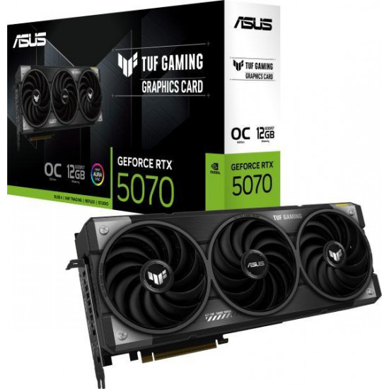 Asus RTX 5070 12GD7 TUF Gaming OC videokártya (TUF-RTX5070-O12G-GAMING) Asus RTX 5070 12GD7 TUF Gaming OC videokártya (TUF-RTX5070-O12G-GAMING)