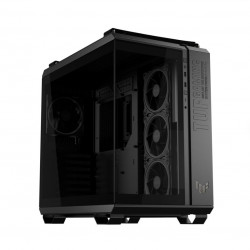 ASUS TUF Gaming GT502, Tápegység nélkül, Fekete, Üvegfalú Ház