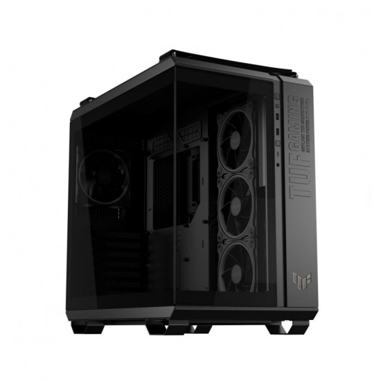 ASUS TUF Gaming GT502, Tápegység nélkül, Fekete, Üvegfalú Ház ASUS TUF Gaming GT502, Tápegység nélkül, Fekete, Üvegfalú Ház