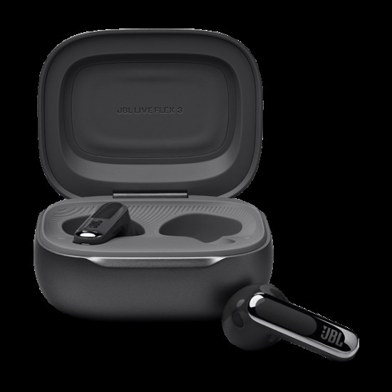 JBL Live Flex 3 True Wireless Bluetooth zajszűrős fekete fülhallgató JBL Live Flex 3 True Wireless Bluetooth zajszűrős fekete fülhallgató