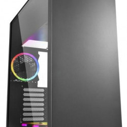 Sharkoon PURE STEEL RGB táp nélküli ablakos ház fekete (4044951026616)