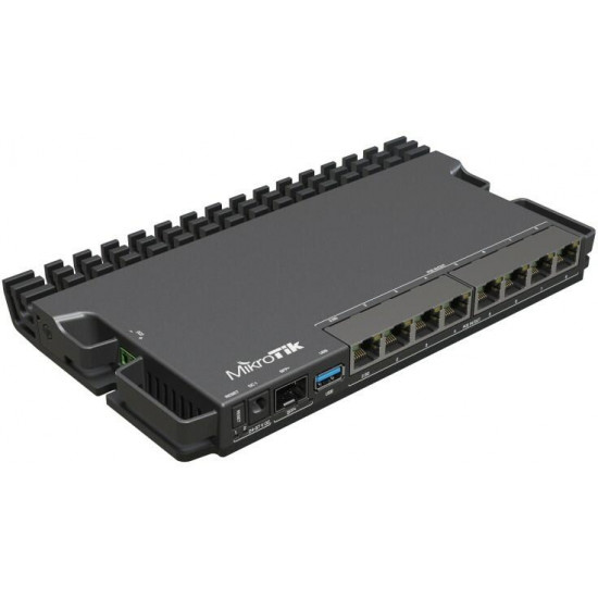 MIKROTIK Vezetékes Router RouterBOARD 7x1000Mbps + 1x2,5Gbit + 1x10Gbit SFP+, Rackes - RB5009UPR+S+IN MIKROTIK Vezetékes Router RouterBOARD 7x1000Mbps + 1x2,5Gbit + 1x10Gbit SFP+, Rackes - RB5009UPR+S+IN