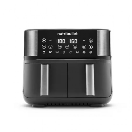 Nutribullet Twin Drawer NBA081B fekete 8 L forrólevegős sütő Nutribullet Twin Drawer NBA081B fekete 8 L forrólevegős sütő