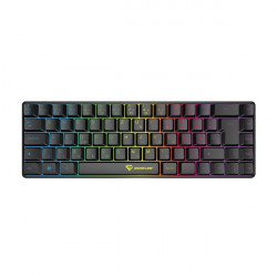 SILVERLINE gamer vezetékes billentyűzet, kompakt, RGB világítás, HU (KB68)