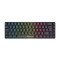 SILVERLINE gamer vezetékes billentyűzet, kompakt, RGB világítás, HU (KB68)