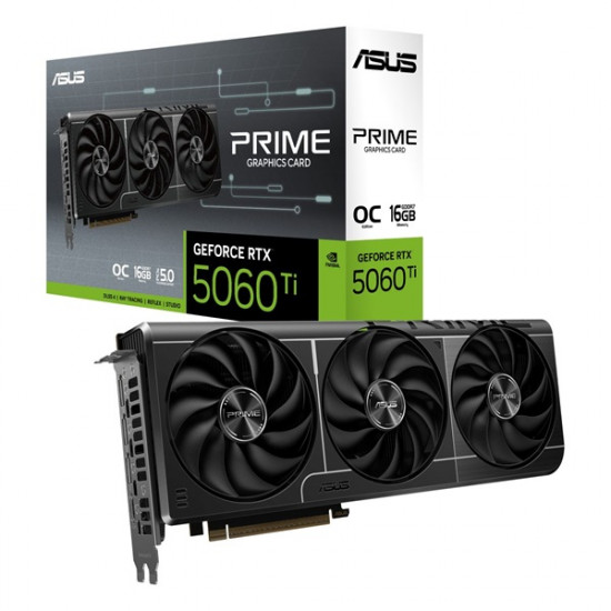Asus RTX 5060 Ti PRIME OC videokártya (PRIME-RTX5060TI-O16G 16GB GDDR7) Asus RTX 5060 Ti PRIME OC videokártya (PRIME-RTX5060TI-O16G 16GB GDDR7)