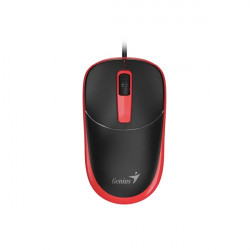 MOU-Genius DX-123 fekete-piros optikai USB egér