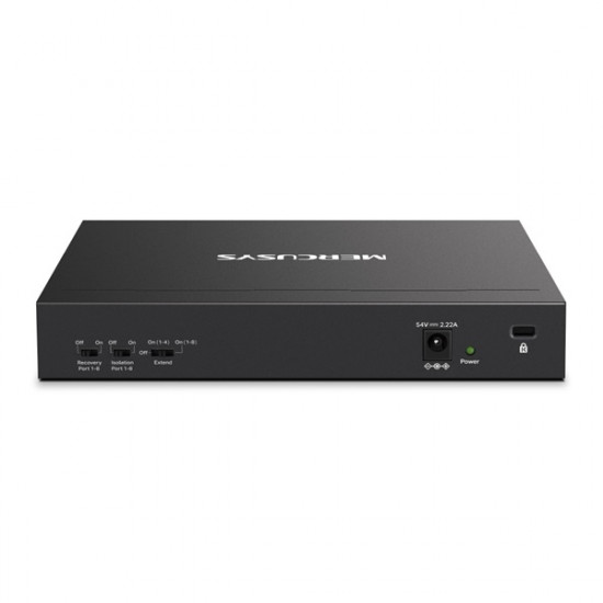 MERCUSYS MS110CMP Switch 8x100Mbps(8xPOE+) + 2xLAN(1000Mbps), Fémházas Asztali/Rackes MERCUSYS MS110CMP Switch 8x100Mbps(8xPOE+) + 2xLAN(1000Mbps), Fémházas Asztali/Rackes