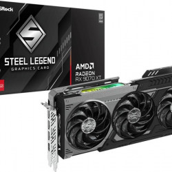 Asrock RX 9070 XT Steel Legend Dark 16GB GDDR6 videokártya