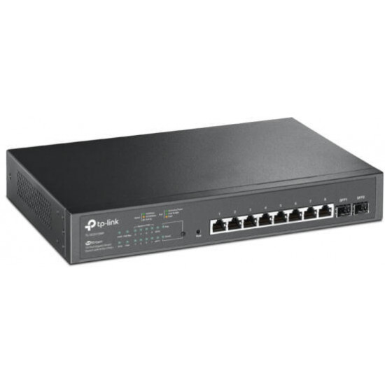 TP-LINK Switch 8x1000Mbps (8xPOE+) + 2xSFP, Menedzselhető, SG2210MP TP-LINK Switch 8x1000Mbps (8xPOE+) + 2xSFP, Menedzselhető, SG2210MP