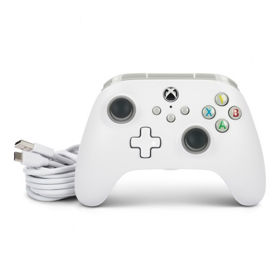 PowerA 1519365-02 Xbox Series X|S vezetékes fehér kontroller PowerA 1519365-02 Xbox Series X|S vezetékes fehér kontroller