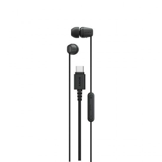 Sony IEREX15CB.CE7 USB Type-C vezetékes mikrofonos fekete fülhallgató Sony IEREX15CB.CE7 USB Type-C vezetékes mikrofonos fekete fülhallgató
