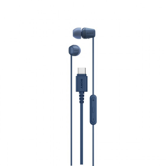 Sony IEREX15CL.CE7 USB Type-C vezetékes mikrofonos kék fülhallgató