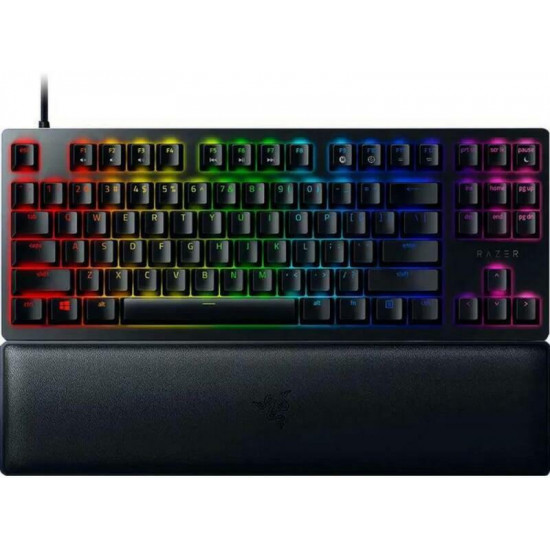 Razer Huntsman V2 TKL UK fekete (red switch) gamer billentyűzet (RZ03-03941600-R3W1 Razer Huntsman V2 TKL UK fekete (red switch) gamer billentyűzet (RZ03-03941600-R3W1