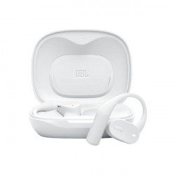 JBL SENSE LITE WHT , True Wireless Open IP54, fülhallgató, fehér, 4 mikrofon, 32 óra lejátszási idő, por / vízálló