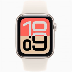 Apple Watch SE3 GPS-es (40mm) csillagfény alumínium tok, csillagfény S/M sportszíjas okosóra