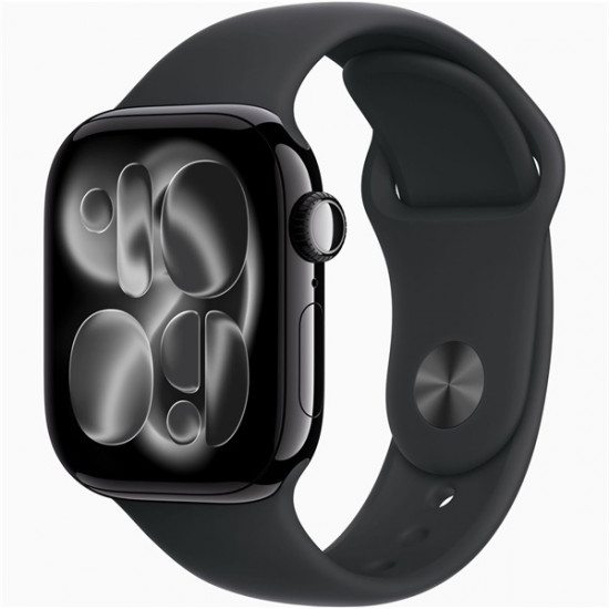 Apple Watch S11 GPS-es (42mm) kozmoszfekete alumínium tok, fekete M/L sportszíjas okosóra Apple Watch S11 GPS-es (42mm) kozmoszfekete alumínium tok, fekete M/L sportszíjas okosóra