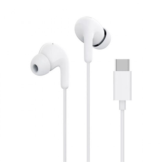 Xiaomi Type-C Earphones vezetékes fehér fülhallgató Xiaomi Type-C Earphones vezetékes fehér fülhallgató