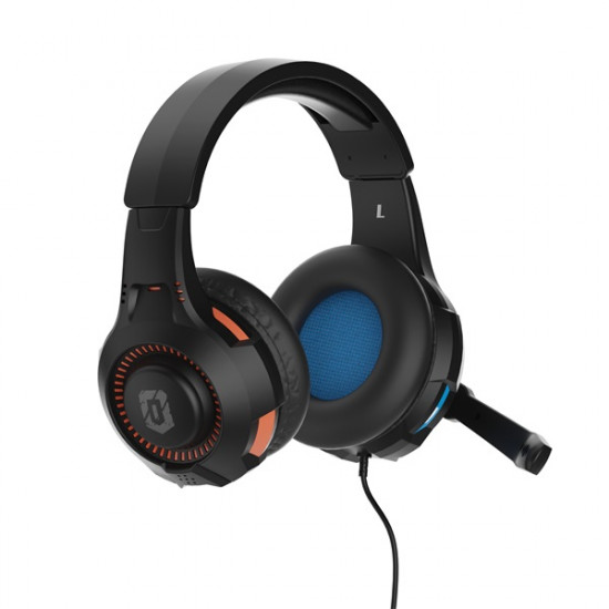 ARMOR3 SOUNDTAC Nintendo/PS/XBOX/PC/Mac Unvierzális Vezetékes Gamer Fejhallgató, Kék-Narancs ARMOR3 SOUNDTAC Nintendo/PS/XBOX/PC/Mac Unvierzális Vezetékes Gamer Fejhallgató, Kék-Narancs
