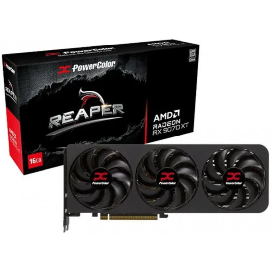 PowerColor RX 9070 XT 16GD6 Reaper videokártya PowerColor RX 9070 XT 16GD6 Reaper videokártya