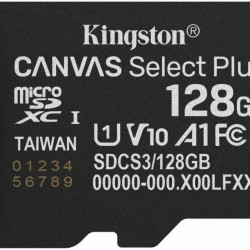 KINGSTON Canvas Select Plus Gen3 128GB 150R A1 Adaprer nélkül Memóriakártya MicroSDXC