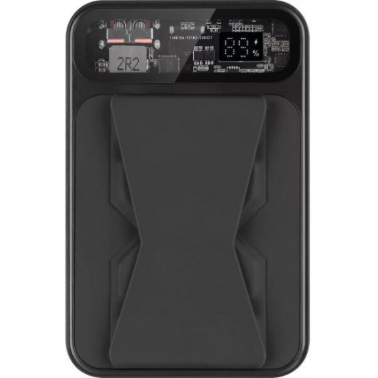 SANDBERG Hordozható akkumulátor, Mag Wireless Powerbank 10000