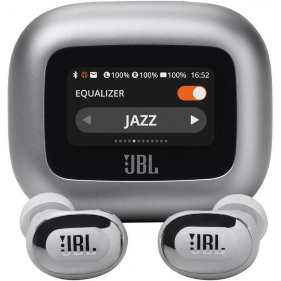 JBL Live Buds 3 True Wireless Bluetooth zajszűrős ezüst fülhallgató JBL Live Buds 3 True Wireless Bluetooth zajszűrős ezüst fülhallgató