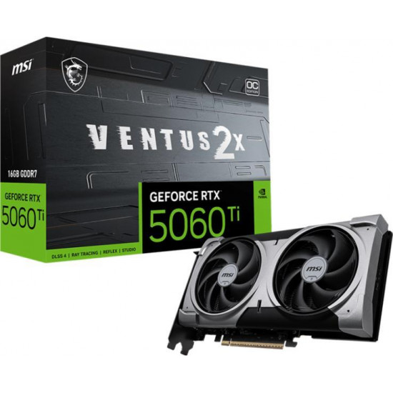 MSI RTX 5060 Ti VENTUS 2x OC Plus 16GB GDDR7 videokártya