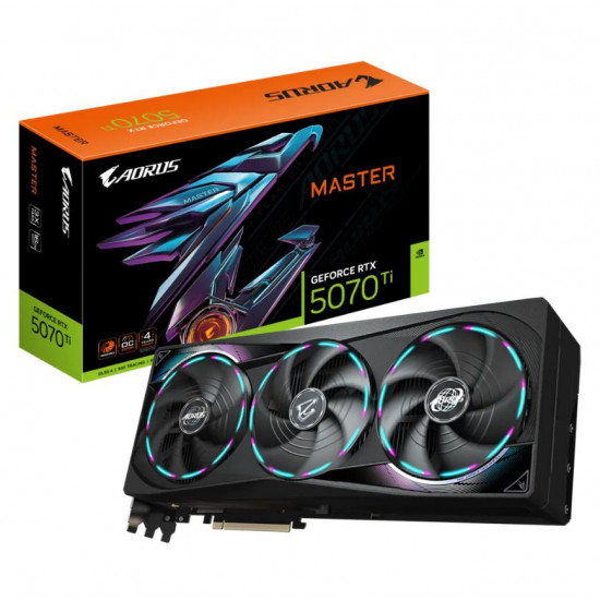Gigabyte RTX 5070 Ti 16GD6 AORUS MASTER 16G videokártya