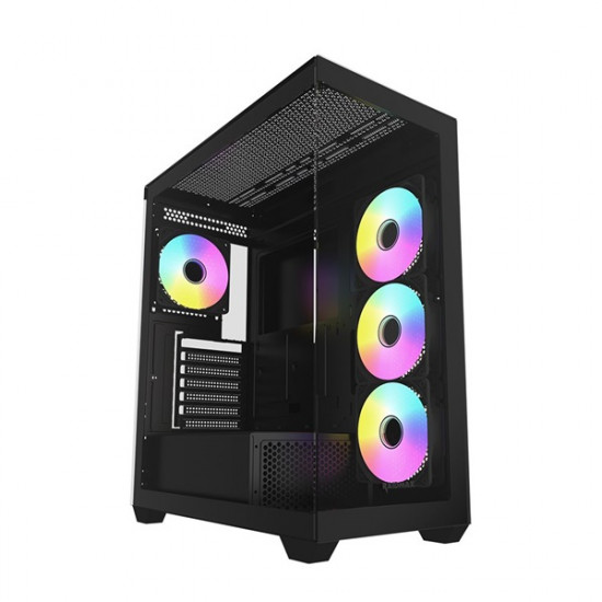 RAIDMAX i800 Chrome fekete (táp nélküli) ablakos ATX ház RAIDMAX i800 Chrome fekete (táp nélküli) ablakos ATX ház