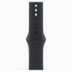 Apple Watch S11 GPS-es (46mm) kozmoszfekete alumínium tok, fekete M/L sportszíjas okosóra