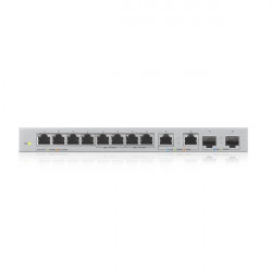 ZYXEL XGS1010-12-ZZ0102F Switch 8x1000Mbps + 2x2500Mbps + 2xSFP+ Nem Menedzselhető