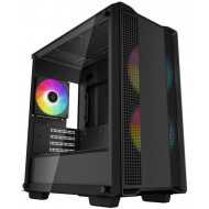 Deepcool CC360 ARGB Fekete microATX számítógépház