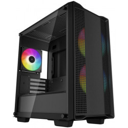 Deepcool CC360 ARGB Fekete microATX számítógépház