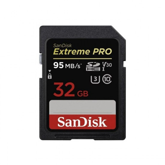 Sandisk Extreme Pro 32GB SD (SDHC Class 10 UHS-I U3) memóriakártya Sandisk Extreme Pro 32GB SD (SDHC Class 10 UHS-I U3) memóriakártya