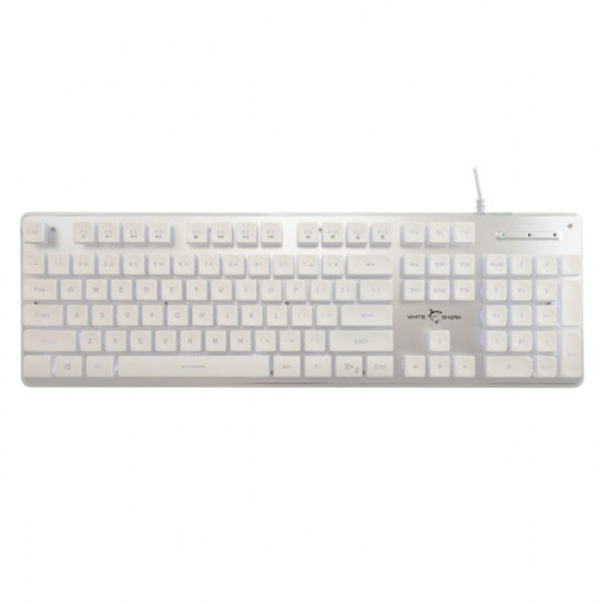 White Shark GK-003241W-US Tachi US fehér gamer billentyűzet White Shark GK-003241W-US Tachi US fehér gamer billentyűzet