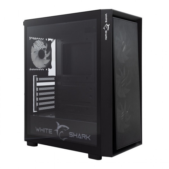 WHITE SHARK WARHEAD-3/B WS GCC-2401B, E-ATX/ATX/M-ATX/ITX gamer, fekete számítógépház WHITE SHARK WARHEAD-3/B WS GCC-2401B, E-ATX/ATX/M-ATX/ITX gamer, fekete számítógépház