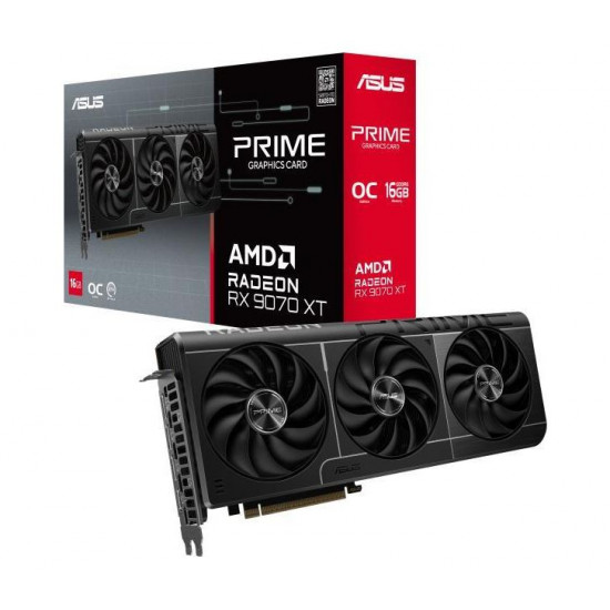 ASUS RX 9070 XT 16GB DDR6 OC PCI-Ex16x AMD Videokártya